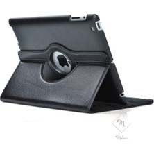 Nacario Apple iPad 7. 8. 9. Nesil 10.2 ile Uyumlu Kılıf Uyku Modlu Dönebilen Standlı Case Siyah