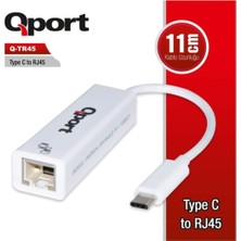 Nacario Qport Q TR45 Type C To RJ45GBNETWORK Çevirici