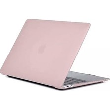 Nacario Apple Macbook Pro 13.3inç M2 2022 2020 A2251 A2289 A2338 ile Uyumlu Kılıf Mat Ön Arka Kapak Rose Gold