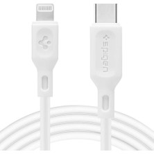 Nacario Spigen Essential Usb-C To Lightning (1 Metre) Hızlı Şarj/data Kablosu Mfı Lisanslı C10CL White - 000CA25416