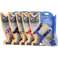 41 Pet Mama Kedi Göğüs Takım Gezdirme Tasması Mix Renk