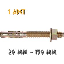Made Klipsli Çelik Dübel 20X150 mm - 1 Adet