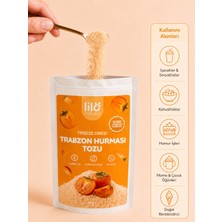 Lilo Natural Freeze Dried Trabzon Hurması Tozu 50 G - %100 Trabzon Hurması - Dondurularak Kurutulmuş Meyve Tozu