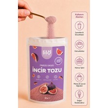 Lilo Natural Freeze Dried Incir Tozu 50 G - %100 Incir - Dondurularak Kurutulmuş Meyve Tozu
