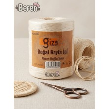 Giza Doğal Rafya / Kağıt Ip / Kağıt Rafya / Çanta ve Şapka Ipi / 200GR / G15
