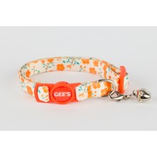 Gee's Premium Güvenlik Kilitli (Safety Click) Marigold Kedi Boyun Tasması