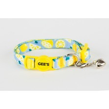 Gee's Premium Güvenlik Kilitli (Safety Click) Lemon Bits Kedi Boyun Tasması