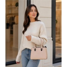 RoseBuy Bags Mila Krem Kadın El & Omuz Çantası
