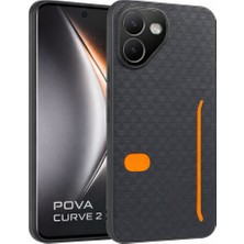 Nanospace Tecno Pova Curve 2 Uyumlu Kartlı Kamera Korumalı Silikon Kılıf