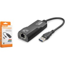 Nusrat Bilişim Hadron HDX7867 USB 3.0 Ethernet Adaptör Gigabit Siyah