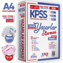 İnformal Yayınları 2026 Kpss Ön Lisans Yazarlar Karması Gy-Gk Türkiye Geneli Kurumsal 10LU Deneme Paketi Dijital Çözümlü