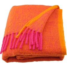 IKEA Klıppoxel Turuncu-Parlak Pembe 130X170 cm Örtü