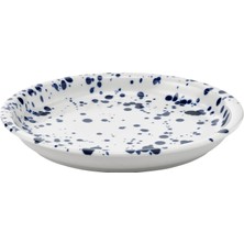IKEA Sılversıda Desenli-Mavi 20 cm Tatlı Tabağı