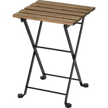 IKEA Tarnö Siyah-Kahverengi Katlanır Tabure