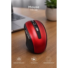 Başkenttekno Mouse Yan Tuşlu Optik Kablosuz Fare TM08