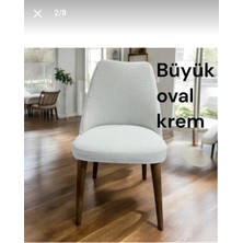 Nurluk Karadesen Büyük Oval Sandalye Kılıfı