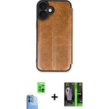 Marsilyan™- iPhone 16 Kılıf Zirve Yansıma Serisi - Şeffaf 360 Full Body Arka Koruyucu + Raze Metal Kamera Lens - Lt