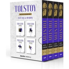 TeknoKapsül Alfa Yayınları Savaş ve Barış 1-2-3-4 (Özel Kutulu)