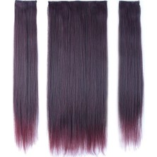 Hsc Bilişim Fiber Sen Düz Yarım Ay + 2 Yan Çıt Çıt / Koyu Kızıl