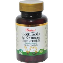 Colezium U Kola At Kestanesi Üzüm Çekirdeği Ekstratı V3 60