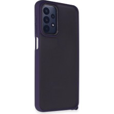 Magicool Samsung Galaxy A23 4g Kılıf Elegant Kapak - Derin Mor