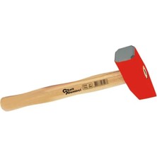 Colezium Sait Demirci Taşçı Keski Çekiç 1000 gr - Boyalı, Ahşap Saplı