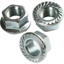 Colezium Altıköşe Flanşlı Somun M6 - 100 Adet