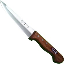Colezium Çetintaş Bursa Kurban Kasap Bıçağı No:1, 14 Cm, Ahşap Gül Sap