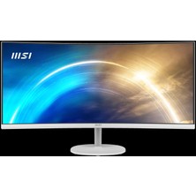Biosis Msı 34" Va Pro MP341CQW 1ms 100HZ Hdmı-Dp Kavisli Kurumsal Monitör Beyaz 3440X1440