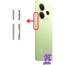 Fodos Redmi Note 14 4g Açma Kapama ve Yan Ses Tuşu Plastik Düğme 24117RN76G Uyumlu