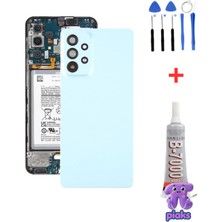 Fodos Samsung Galaxy A73 5g Arka Kapak Pil Batarya Kapağı Kamera Lensli SM-A736B Uyumlu + Tamir Kiti