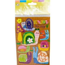 Handmade Stickers Salyangozlar
