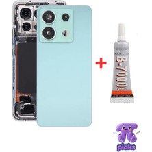 Fodos Redmi Note 13 Pro 5g Arka Kapak Pil Batarya Kapağı Kamera Lensli 2312DRA50C Uyumlu + B700