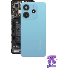 Fodos Redmi Note 14 4g Arka Kapak Pil Batarya Kapağı Kamera Lensli 24117RN76G Uyumlu