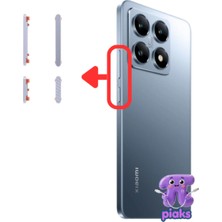 Fodos Xiaomi Mi 14T Açma Kapama ve Yan Ses Tuşu Plastik Düğme 2406APNFAG Uyumlu