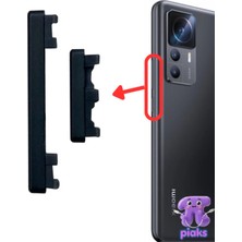 Fodos Xiaomi Mi 12T Açma Kapama ve Yan Ses Tuşu Plastik Düğme 22071212AG Uyumlu