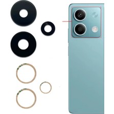 Fodos Xiaomi Redmi Note 13 Pro 5g Kamera Lensi Cam - Kamera Camı - Yapışkanlı - 2312DRA50G 2312CRAD3C Uyumlu