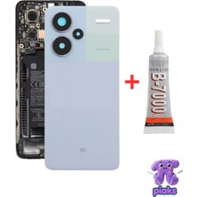 Fodos Redmi Note 13 Pro+ Plus Arka Kapak Pil Batarya Kapağı Kamera Lensli 23090RA98G Uyumlu + B700