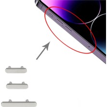 Fodos iPhone 14 On Off Power - Yan Ses Tuş Düğme - A2882 Uyumlu
