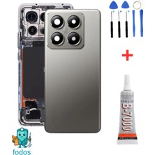 Fodos Xiaomi Mi 14T Pro Arka Kapak - Arka Pil Batarya Kapağı Kamera Lensli - 2407FPN8EG Uyumlu + Tamir Kiti