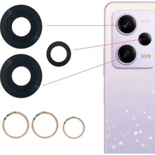Fodos Xiaomi Redmi Note 12 Pro 5g Kamera Lensi Cam - Kamera Camı - Yapışkanlı - 22101316C 22101316I Uyumlu