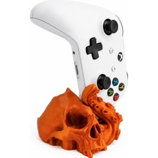 Yapı 3D Fantastik Kafatası Oyun Kolu Standı 🕹️✨ Masaüstü Kontrolcü Tutucu 🏠 Sert Plastik Dekoratif Gamepad