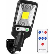 MDSTECH Güneş Enerjili 30 Cob LED Duvar Lambası Hareket Sensörlü Uzaktan Kumandalı IP65 Su Geçirmez Dış Mekan Bahçe Aydınlatma