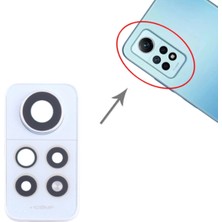 Fodos Xiaomi Redmi Note 12 Pro 4g Kamera Lensi Cam Full - Kamera Camı Çerçeveli 2209116AG 2209116AG Uyumlu