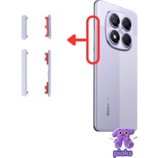 Fodos Redmi Note 14 Pro 5g Açma Kapama ve Yan Ses Tuşu Plastik Düğme 24090RA29G Uyumlu