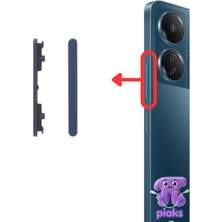 Fodos Xiaomi Redmi 13C 4g Yan Ses Tuşu Plastik Düğme 23100RN82L Uyumlu