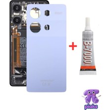 Fodos Redmi Note 13 Pro 4g Arka Kapak Pil Batarya Kapağı 23117RA68G 2312FPCA6G Uyumlu + B700