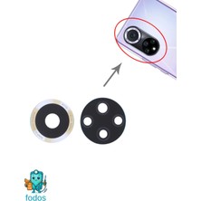 Fodos Huawei Nova 9 Arka Kamera Camı Lensi Yapışkanlı Dış Cam NAM-AL00 Nam-Lx9 Uyumlu
