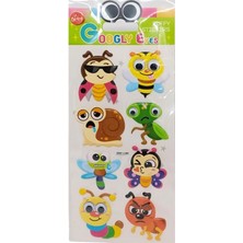 Puffy Stickers Böcekler
