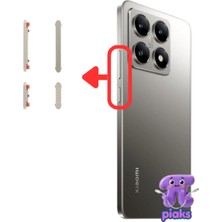 Fodos Xiaomi Mi 14T Açma Kapama ve Yan Ses Tuşu Plastik Düğme 2406APNFAG Uyumlu